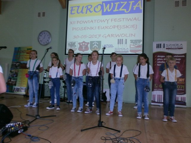 Występ na konkursie "Eurowizji"